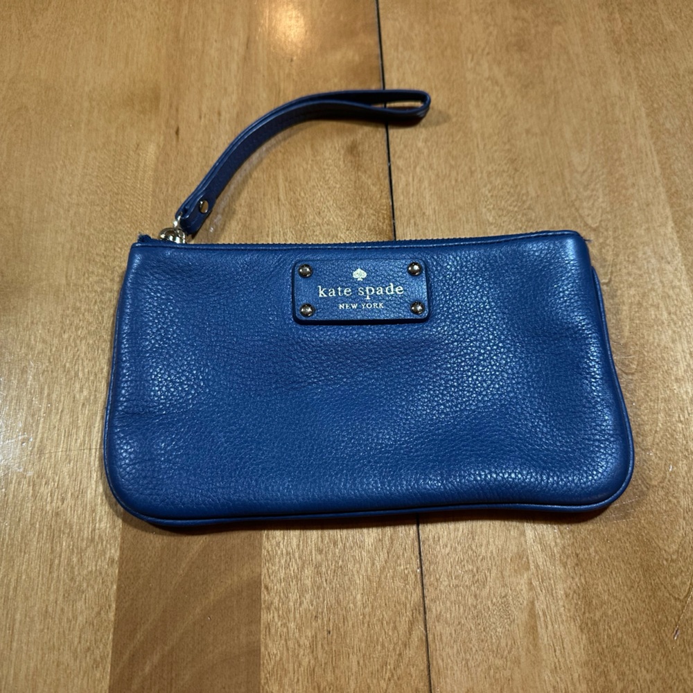 KATE SPADE Royal Blue/Navy Wristlet